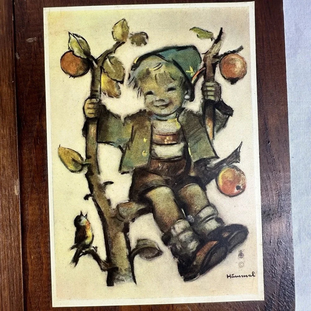 Vintage Set of 3 Hummel Wood Wall Plaques 5
